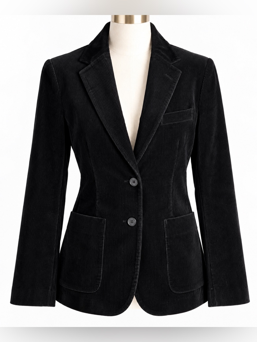 Uniqlo Women’s Black Corduroy Blazer Jacket Size XS